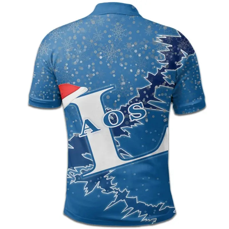 Laos Polo Shirt Christmas Coat Of Arms X Style RLT8 - Wonder Print Shop