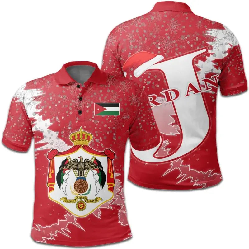 Jordan Polo Shirt Christmas Coat Of Arms X Style RLT8 - Wonder Print Shop