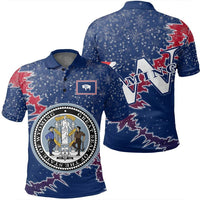 Myanmar Polo Shirt Christmas Coat Of Arms X Style RLT7 - Wonder Print Shop