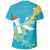 Kazakhstan Christmas Coat Of Arms T Shirt X Style RLT8 - Wonder Print Shop