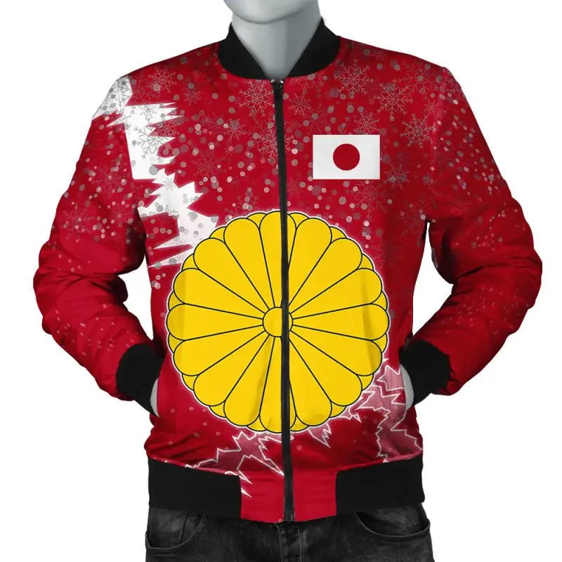 Japan Christmas Coat Of Arms Men Bomber Jacket X Style RLT8 - Wonder Print Shop