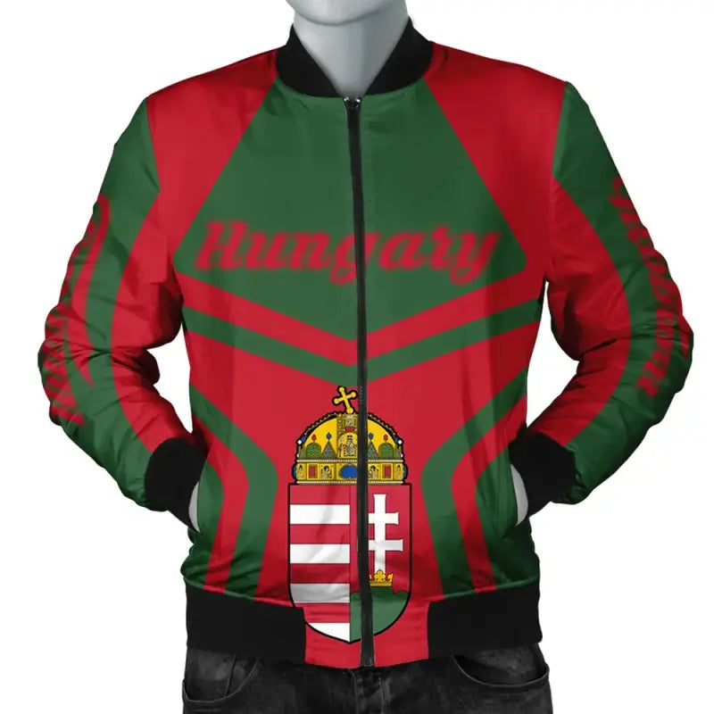 Hungary Coat Of Arms Men Bomber Jacket My Style RLT8 - Wonder Print Shop