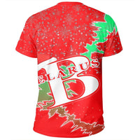 Belarus Christmas Coat Of Arms T Shirt X Style RLT6 - Wonder Print Shop