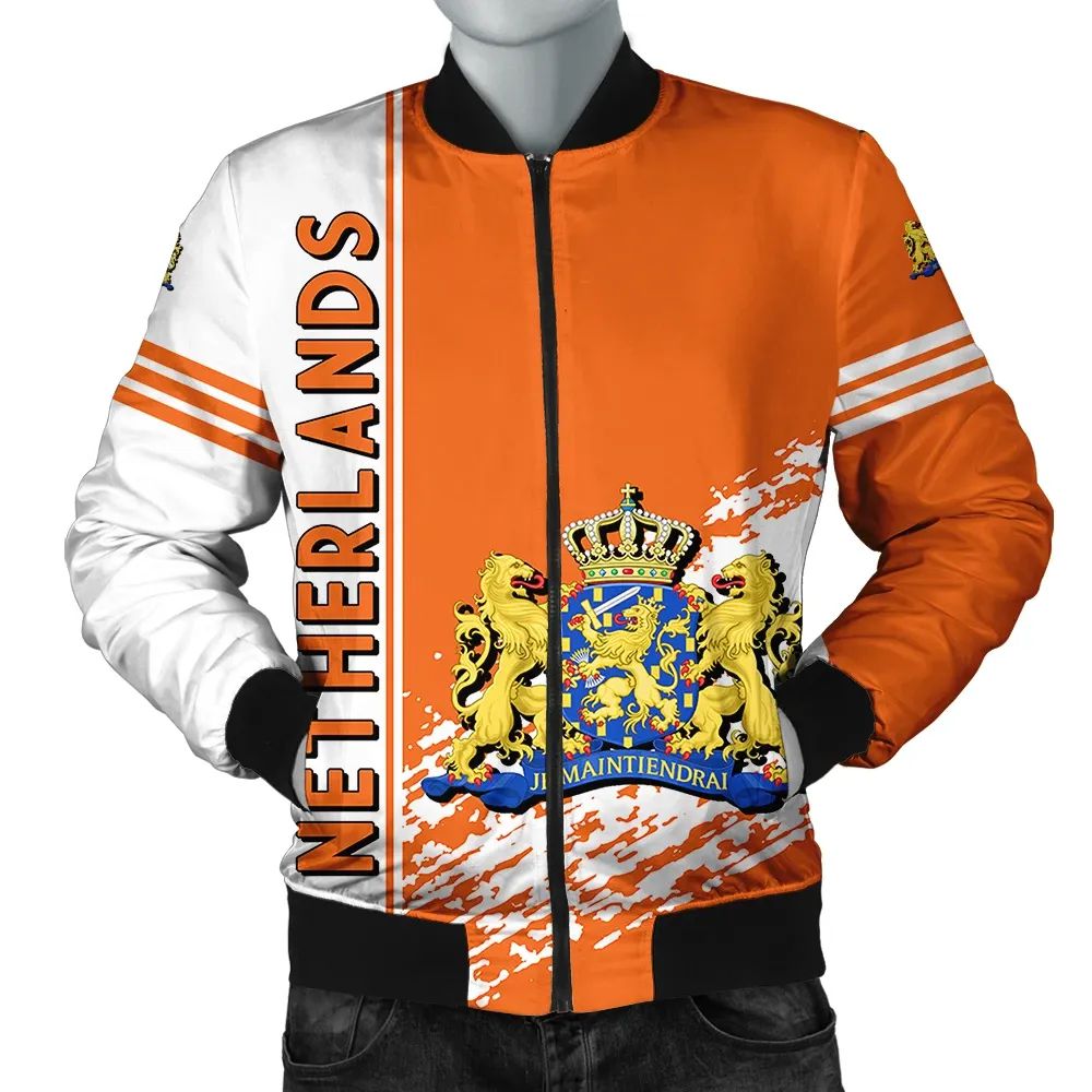 netherlands-coat-of-arms-men-bomber-jacket-quarter-style