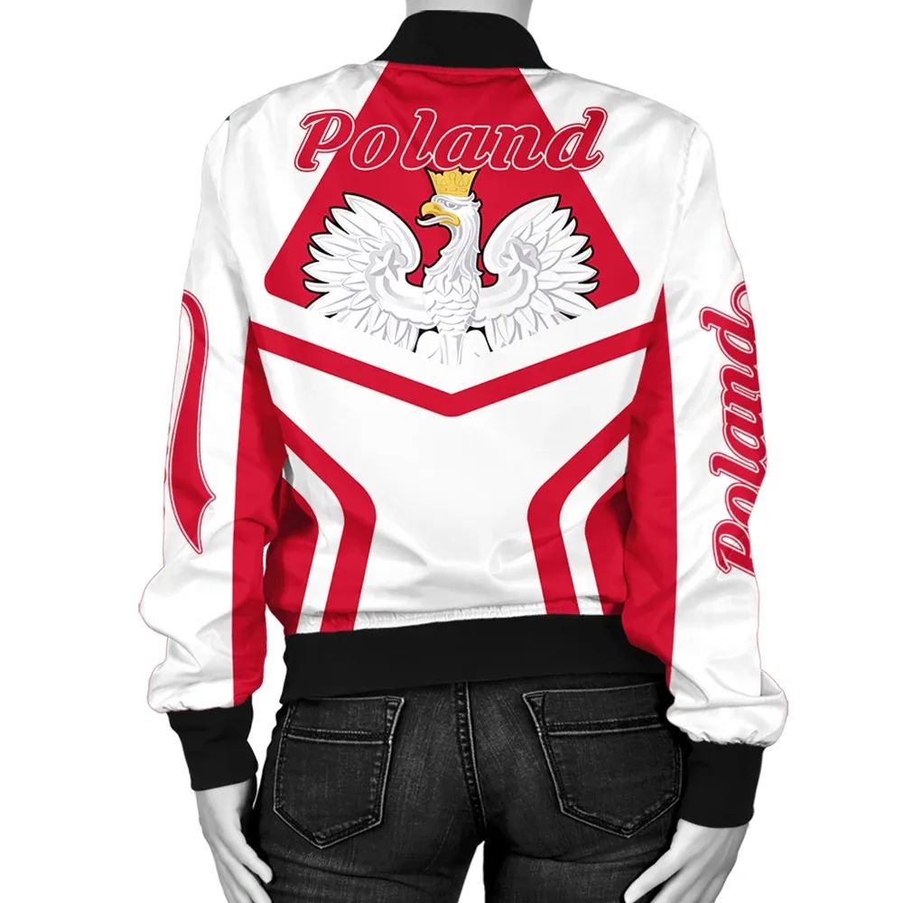 Poland Coat Of Arms Women Bomber Jacket My Style RLT7 - Wonder Print Shop