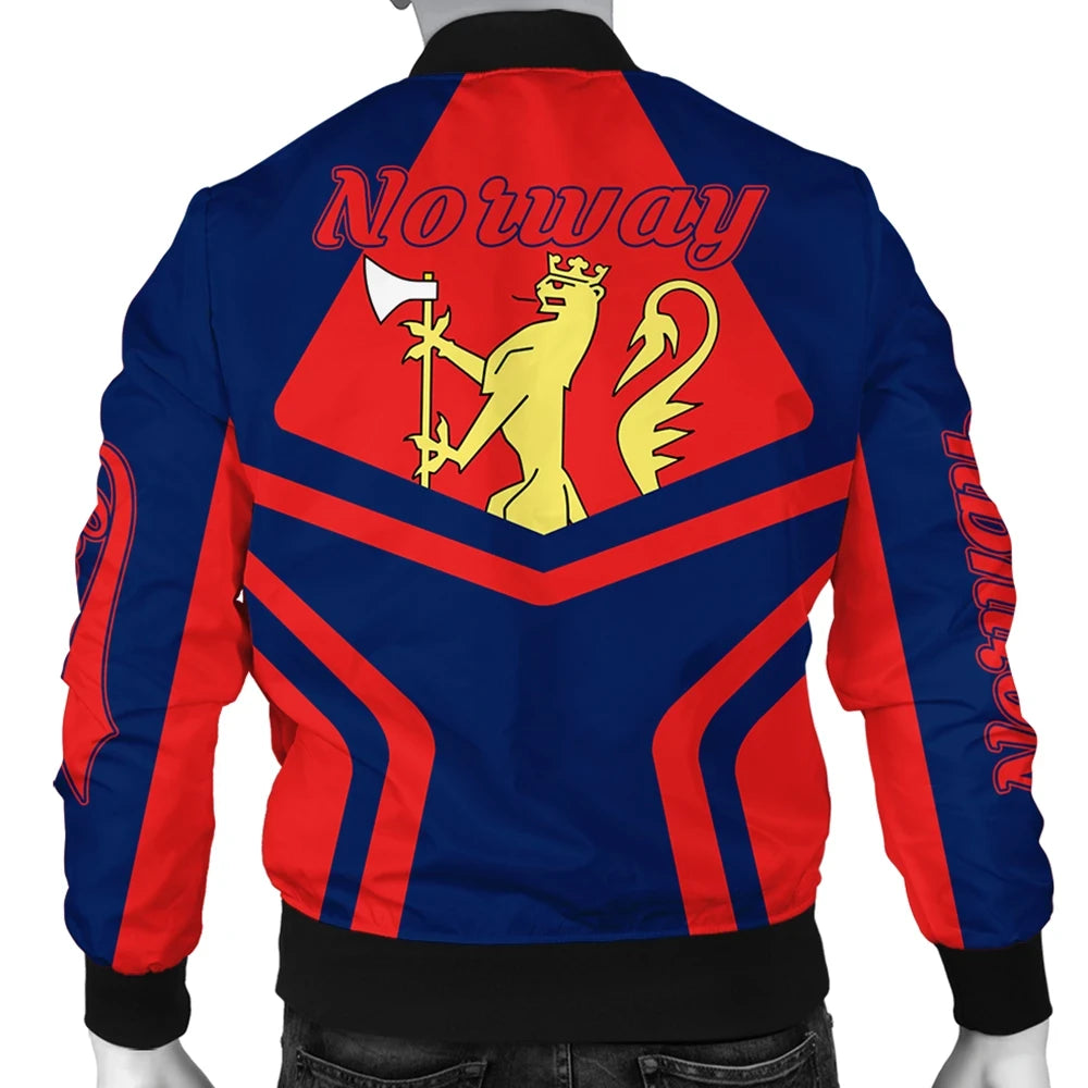 Norway Coat Of Arms Men Bomber Jacket My Style RLT7 - Wonder Print Shop