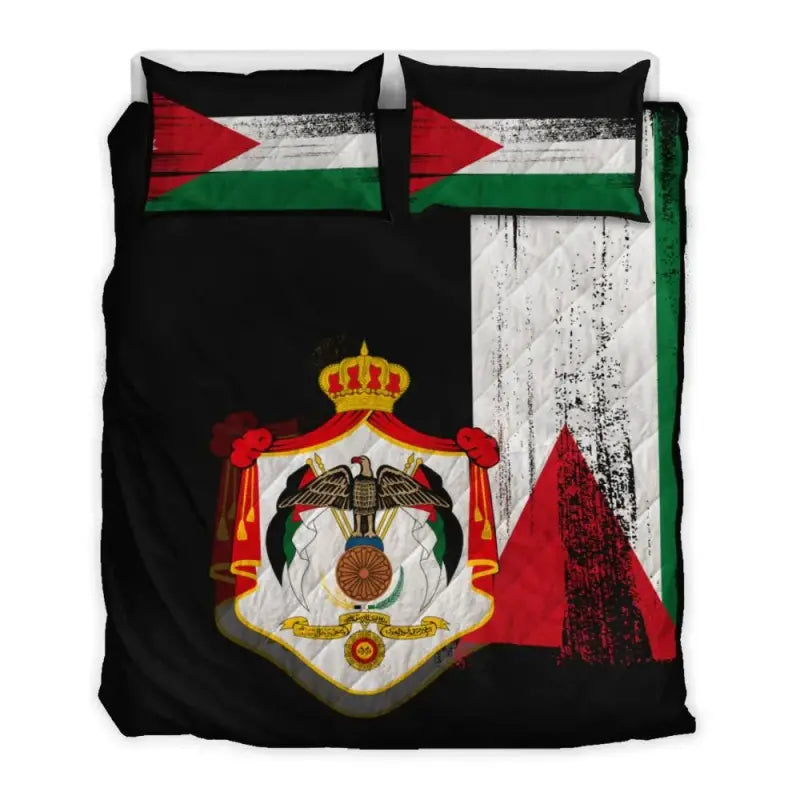 Jordan Flag Quilt Bed Set Flag Style RLT8 - Wonder Print Shop
