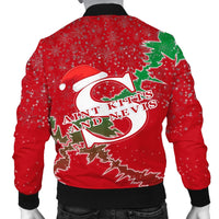 Saint Kitts and Nevis Christmas Coat Of Arms Men Bomber Jacket X Style8 RLT6 - Wonder Print Shop
