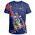 South Georgia and the South Sandwich Islands Christmas Coat Of Arms T Shirt RLT12 - Wonder Print Shop