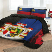 Liechtenstein Flag Quilt Bed Set Flag Style4 RLT6 - Wonder Print Shop