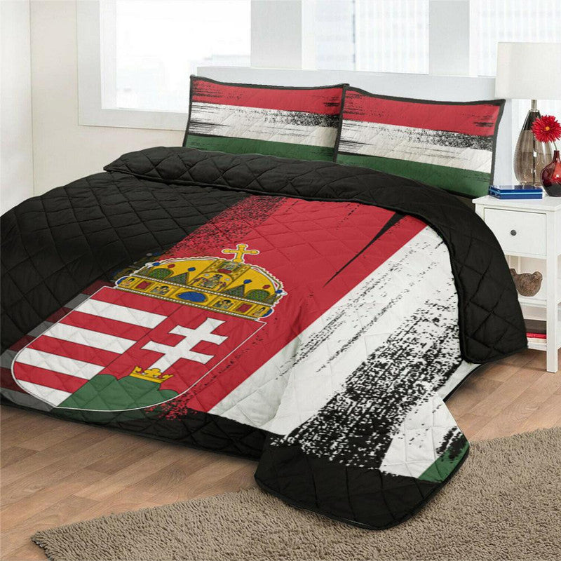 hungary-flag-quilt-bed-set-flag-style