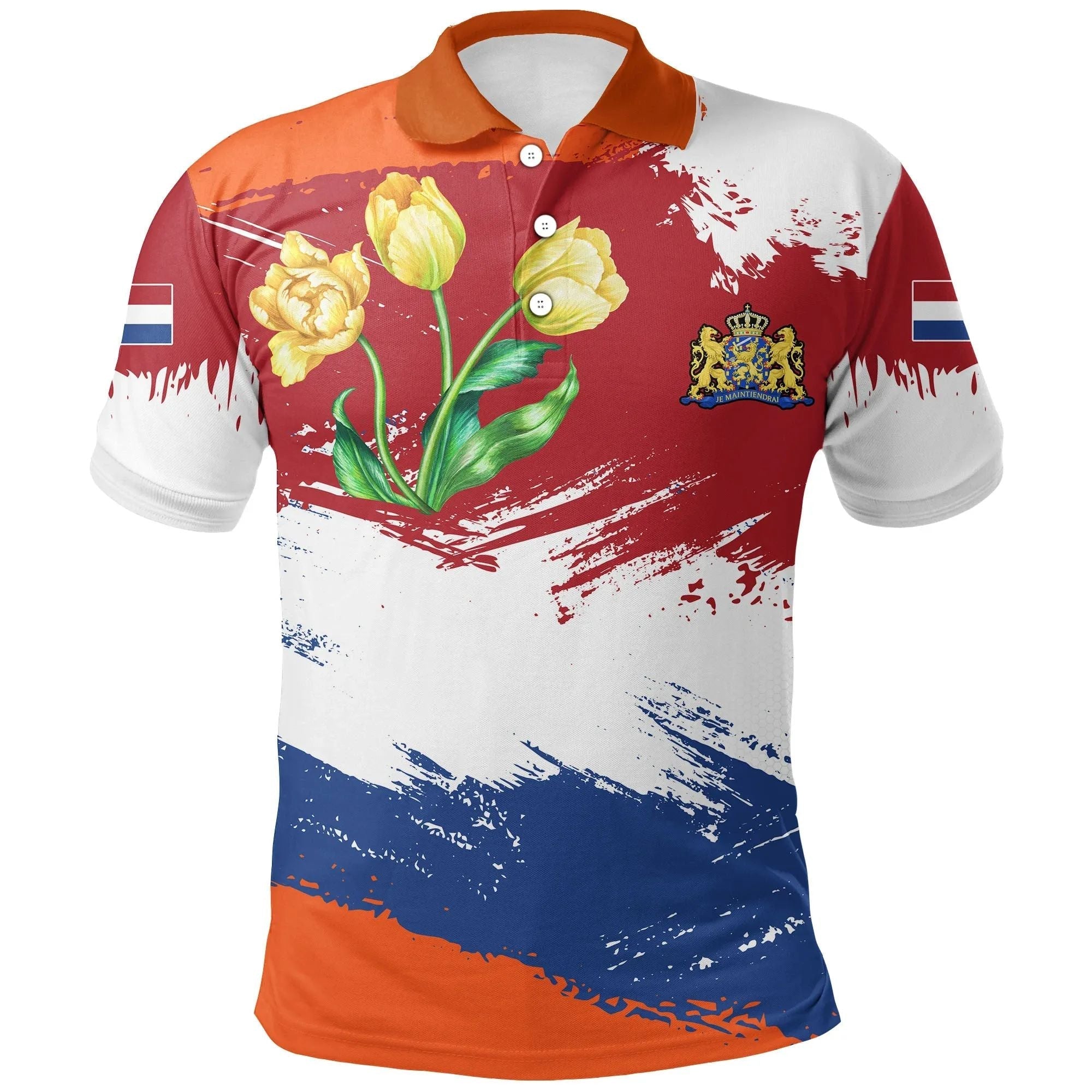 netherlands-polo-shirt-netherlands-flag-brush