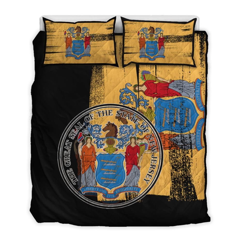 New Mexico Flag Quilt Bed Set Flag Style RLT13 - Wonder Print Shop