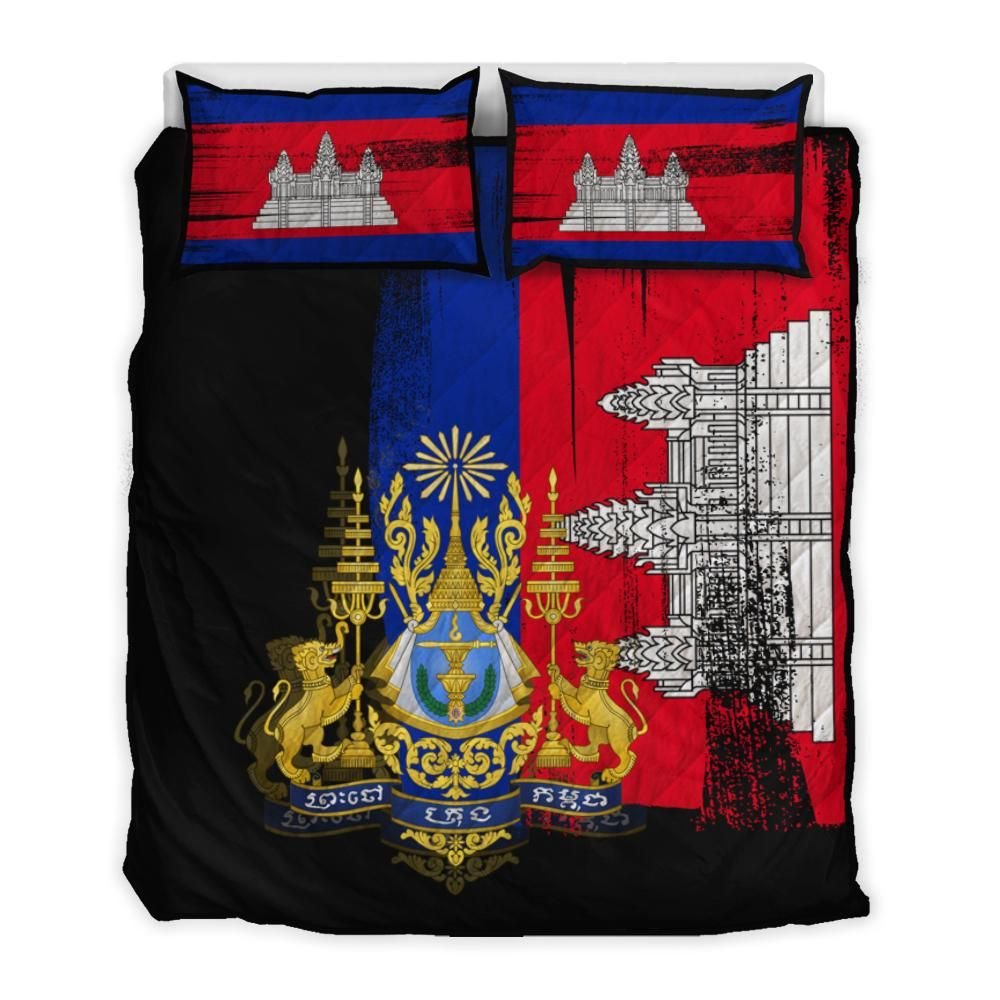 cambodia-flag-quilt-bed-set-flag-style
