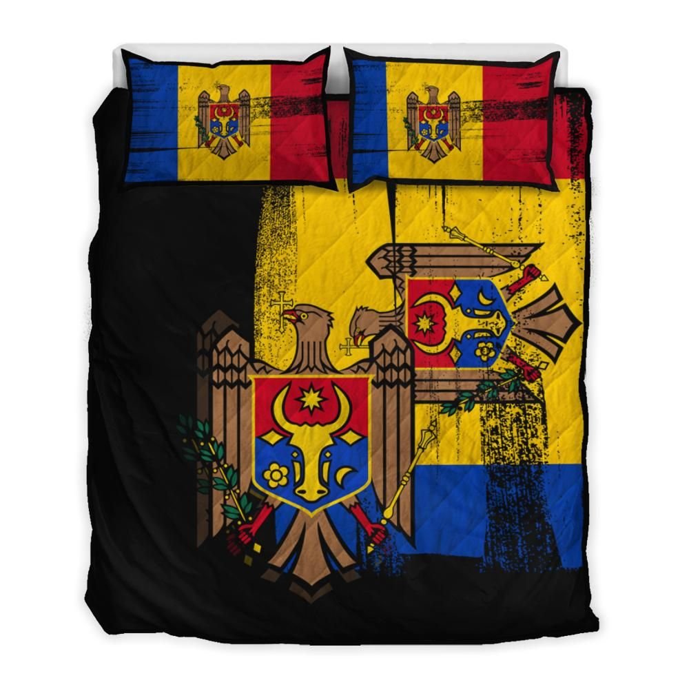 moldova-flag-quilt-bed-set-flag-style-j74