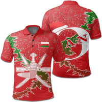 Oman Polo Shirt Christmas Coat Of Arms X Style RLT13 - Wonder Print Shop