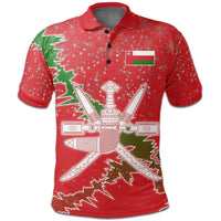 Oman Polo Shirt Christmas Coat Of Arms X Style RLT13 - Wonder Print Shop