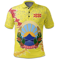 North Macedonia Polo Shirt Christmas Coat Of Arms X Style RLT7 - Wonder Print Shop