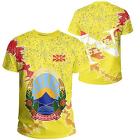 North Macedonia Christmas Coat Of Arms T Shirt X Style RLT7 - Wonder Print Shop