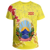 North Macedonia Christmas Coat Of Arms T Shirt X Style RLT7 - Wonder Print Shop