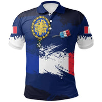 France Polo Shirt France Flag Brush RLT12 - Wonder Print Shop