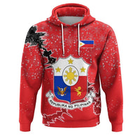 Philippines Christmas Hoodie Coat Of Arms X Style8 RLT6 - Wonder Print Shop