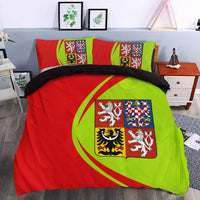 Czech Republic Flag Coat Ofrms Bedding Set Circle RLT13 - Wonder Print Shop