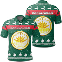 Christmas bangladesh Polo Shirt Coat Of Arms RLT6 - Wonder Print Shop