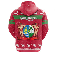 Christmas Suriname Hoodie Coat Of Arms RLT7 - Wonder Print Shop