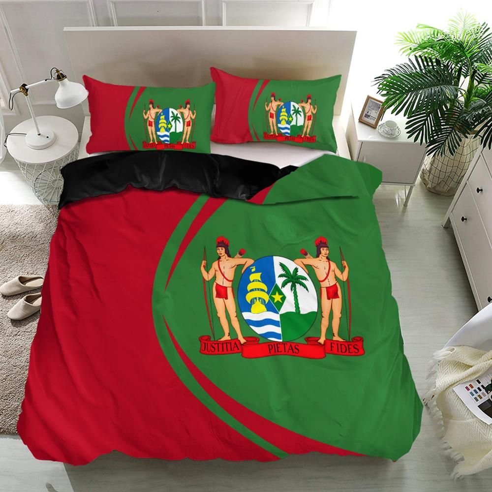 suriname-flag-coat-of-arms-bedding-set-circle