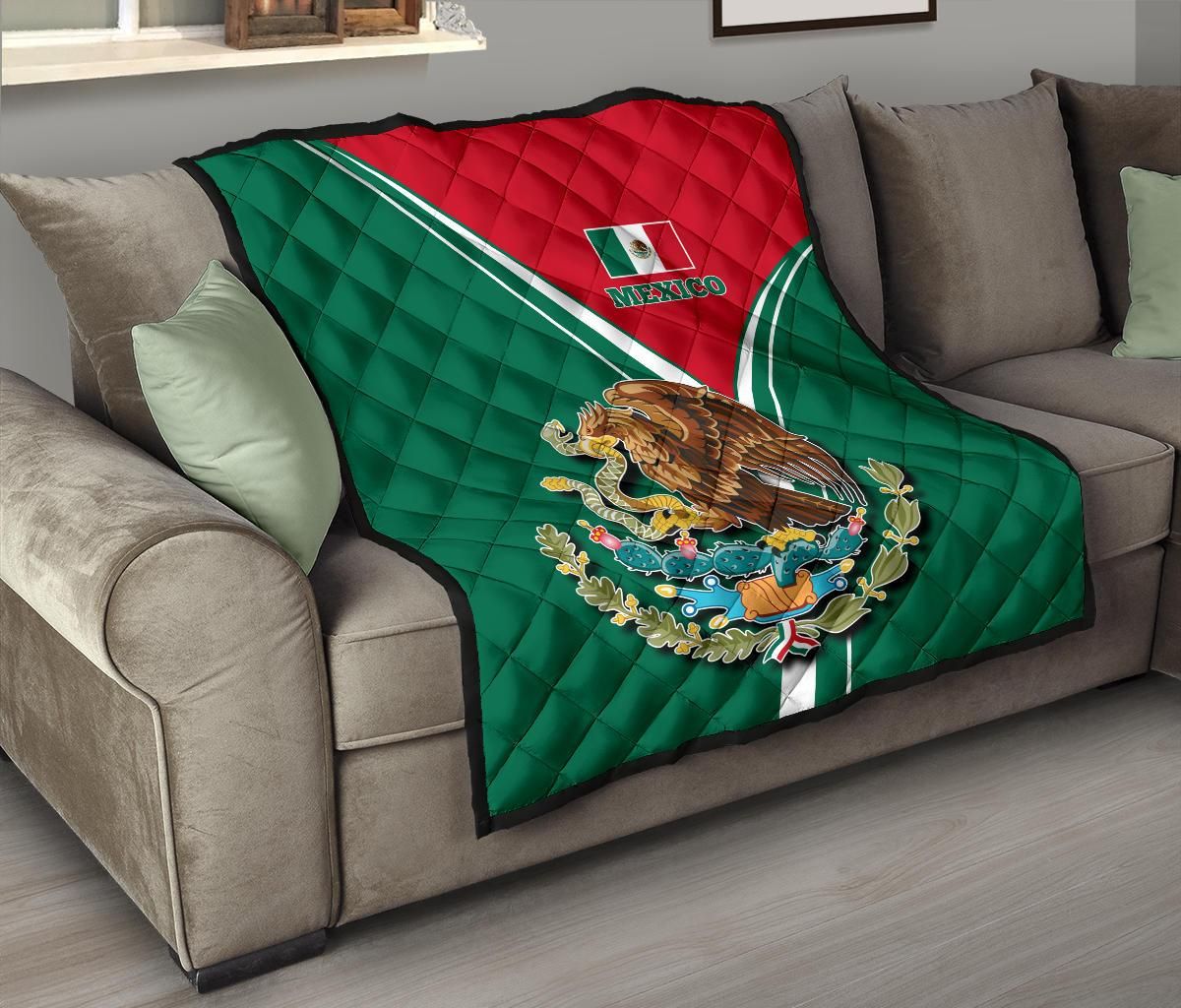 Mexico Premium Quilt Mexican Pride RLT13 - Wonder Print Shop