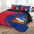 nepal-flag-coat-of-arms-quilt-bed-set-circle