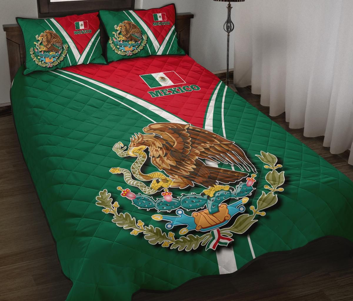Mexico Quilt Bed Set Mexican Pride RLT13 - Wonder Print Shop