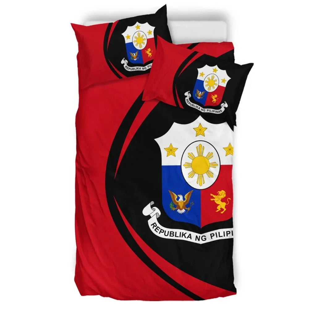Philippines Flag Coat Of Arms Bedding Set Circle1 RLT6 - Wonder Print Shop