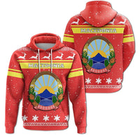 Christmas Macedonia Hoodie Coat Of Arms RLT7 - Wonder Print Shop