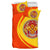 Bhutan Flag Coat Of Arms Bedding Set Circle RLT6 - Wonder Print Shop