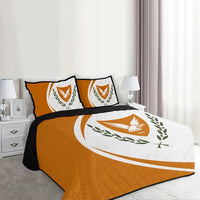 Cyprus Flag Coat Of Arms Quilt Bed Set Circle RLT13 - Wonder Print Shop