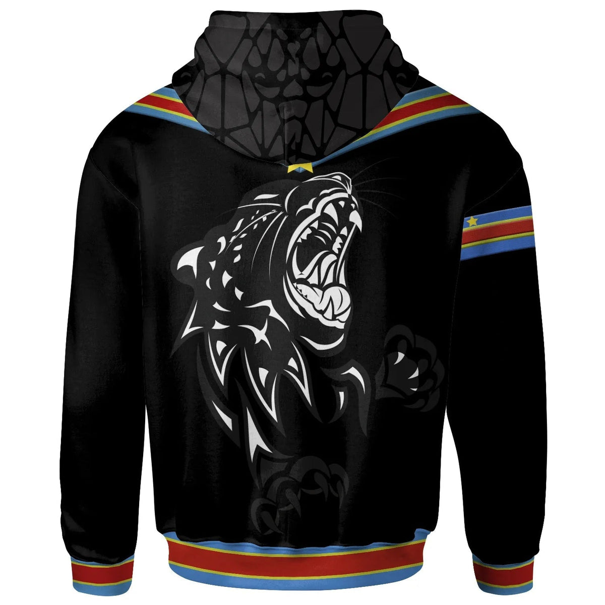 Democratic Republic of the Congo Flag Zip Up Hoodie Color RLT13 - Wonder Print Shop