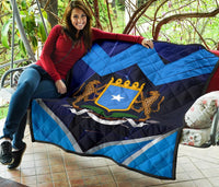 Somalia Quilts Coat Of Arms Somalia With Leopard RLT8 - Wonder Print Shop