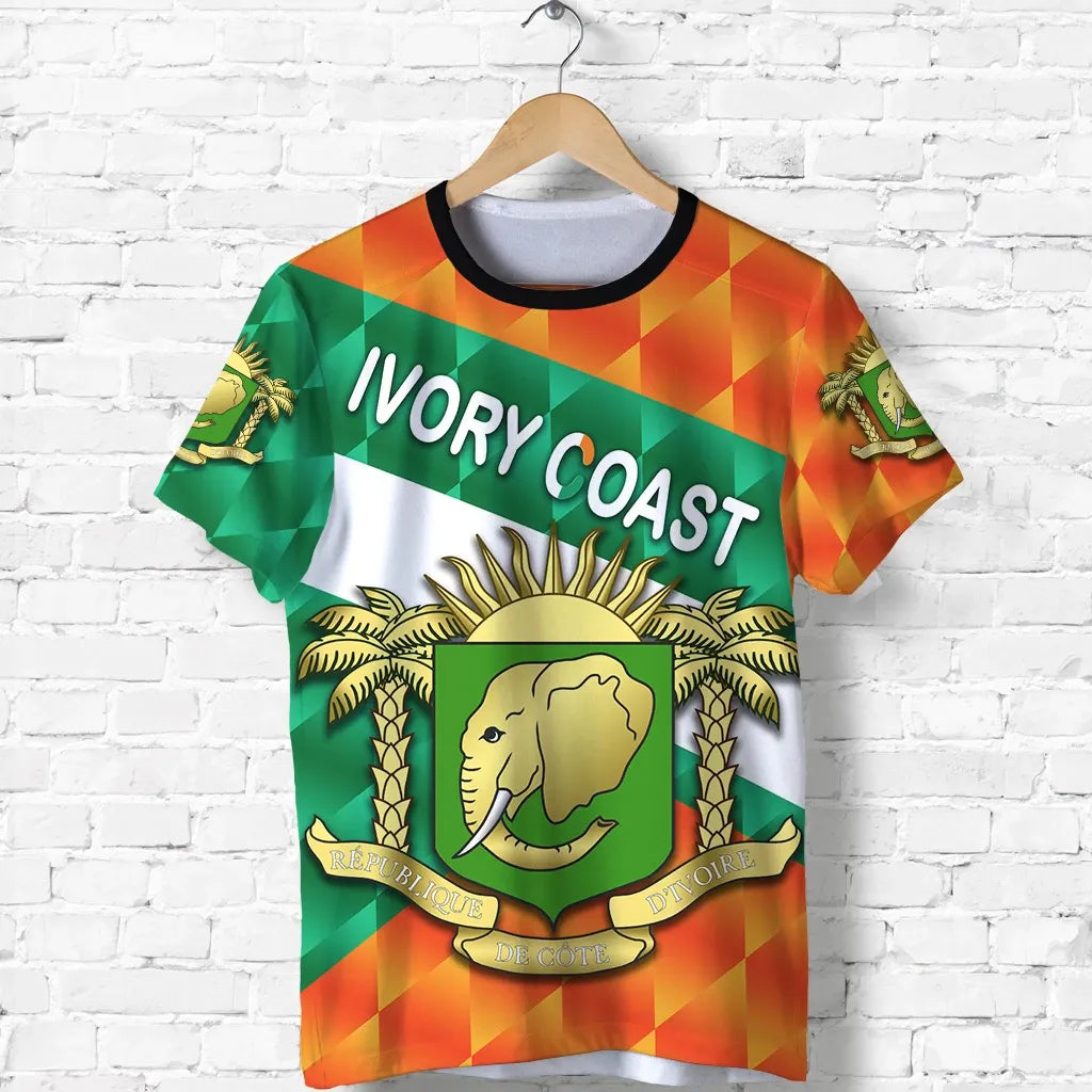 Ivory Coast T Shirt Sporty Style RLT7 - Wonder Print Shop