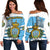 San Marino Women's Off Shoulder Sweater Mount Titano RLT6 - Wonder Print Shop