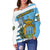 San Marino Women's Off Shoulder Sweater Mount Titano RLT6 - Wonder Print Shop