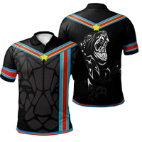 Africa Polo Shirt Democratic Republic of the Congo Flag Color RLT13 - Wonder Print Shop