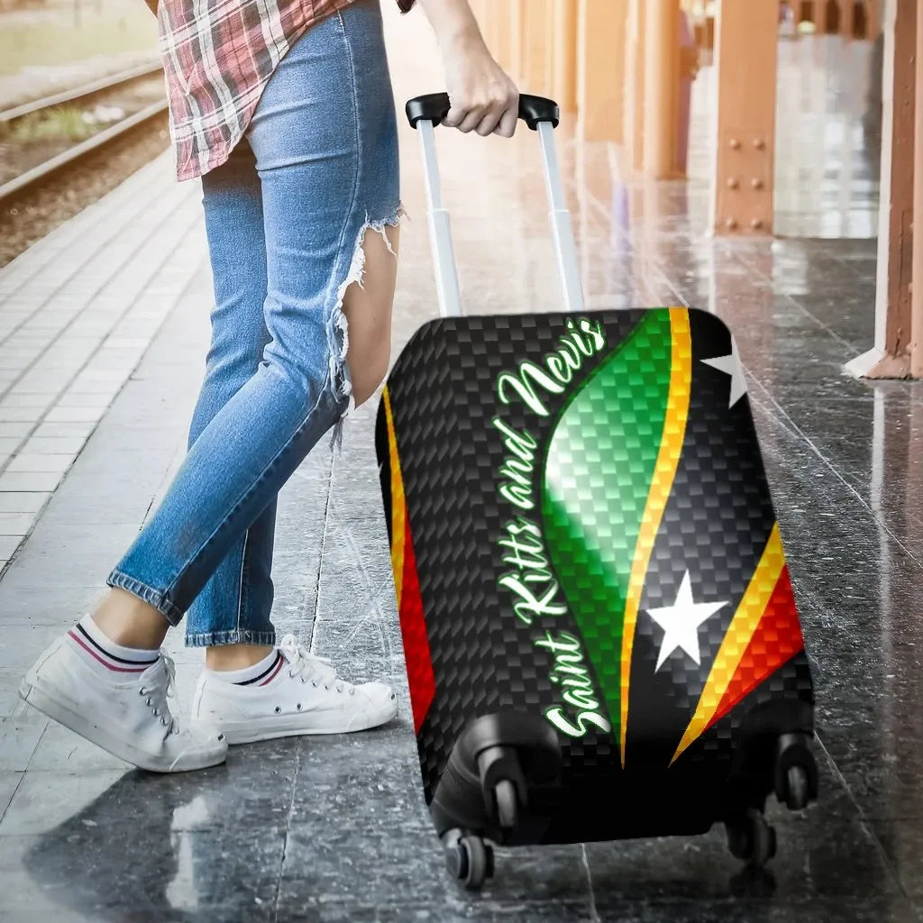 Saint Kitts and Nevis luggagecover Saint Kitts and Nevis Flag RLT6 - Wonder Print Shop