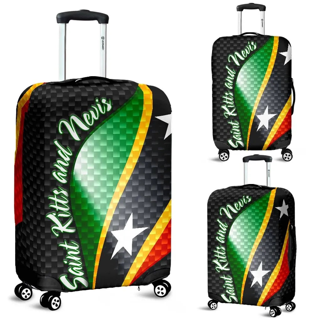 Saint Kitts and Nevis luggagecover Saint Kitts and Nevis Flag RLT6 - Wonder Print Shop