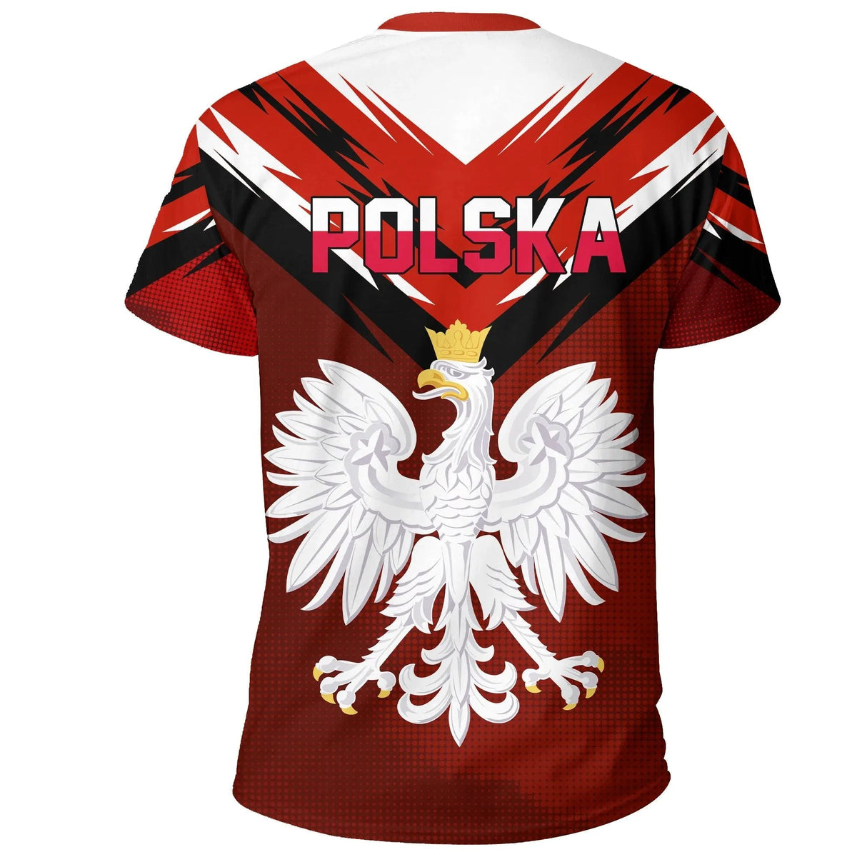 Poland T Shirt Coat of Arms of Poland New Release RLT7 - Wonder Print Shop