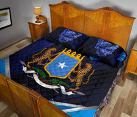 Somalia Quilt Bed Sets Coat Of Arms Somalia With Leopard RLT8 - Wonder Print Shop