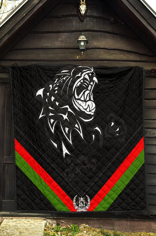 Quilts Afghanistan Coat Of Arm and Flag, LeoPard Patterns RLT8 - Wonder Print Shop