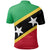 Saint Kitts and Nevis poloshirt Saint Kitts and Nevis Flag Style RLT6 - Wonder Print Shop