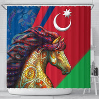azerbaijan-pride-and-heritage-shower-curtain-happy-independence-day